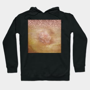 Antique Rose Gold Glitter Hoodie